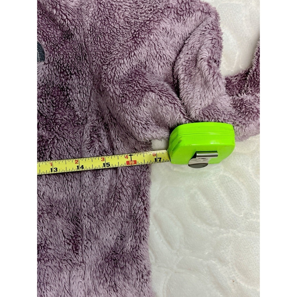 The North Face Women's Purple Full Zip Mid-Length Jacket Logo Long Sleeve XS - Picture 7 of 16